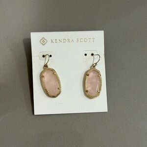 Kendra Scott Pink and Gold Earrings